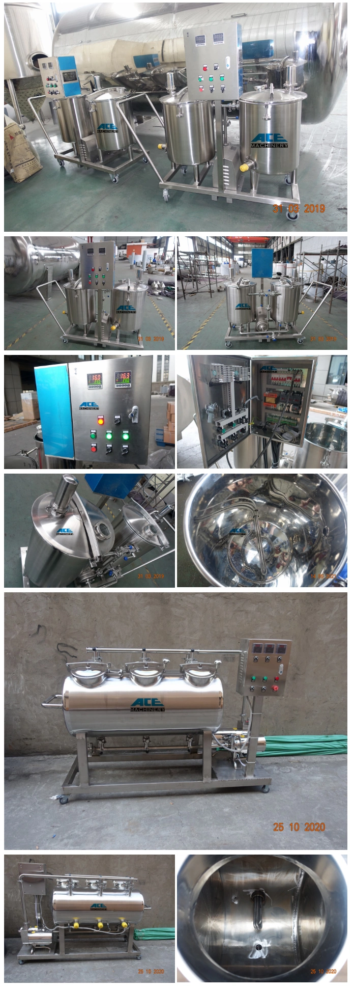 Best Price Integrated Cleaning System CIP Tank Cleaning in Place Washing Machine for Whole Line