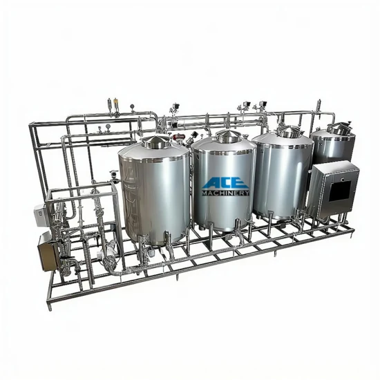 Best Price Integrated Cleaning System CIP Tank Cleaning in Place Washing Machine for Whole Line