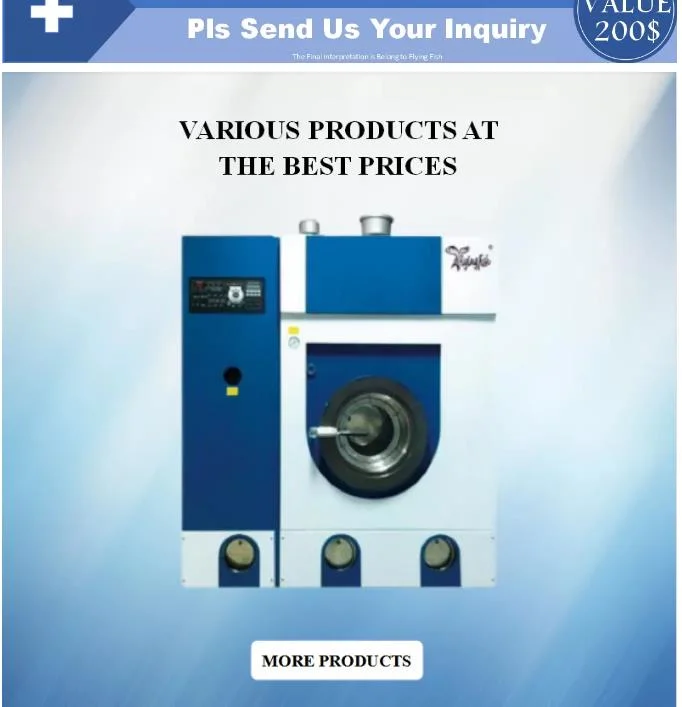 Dry Cleaning Equipment, Dry-Clean, Full Automatic Dry Cleaner