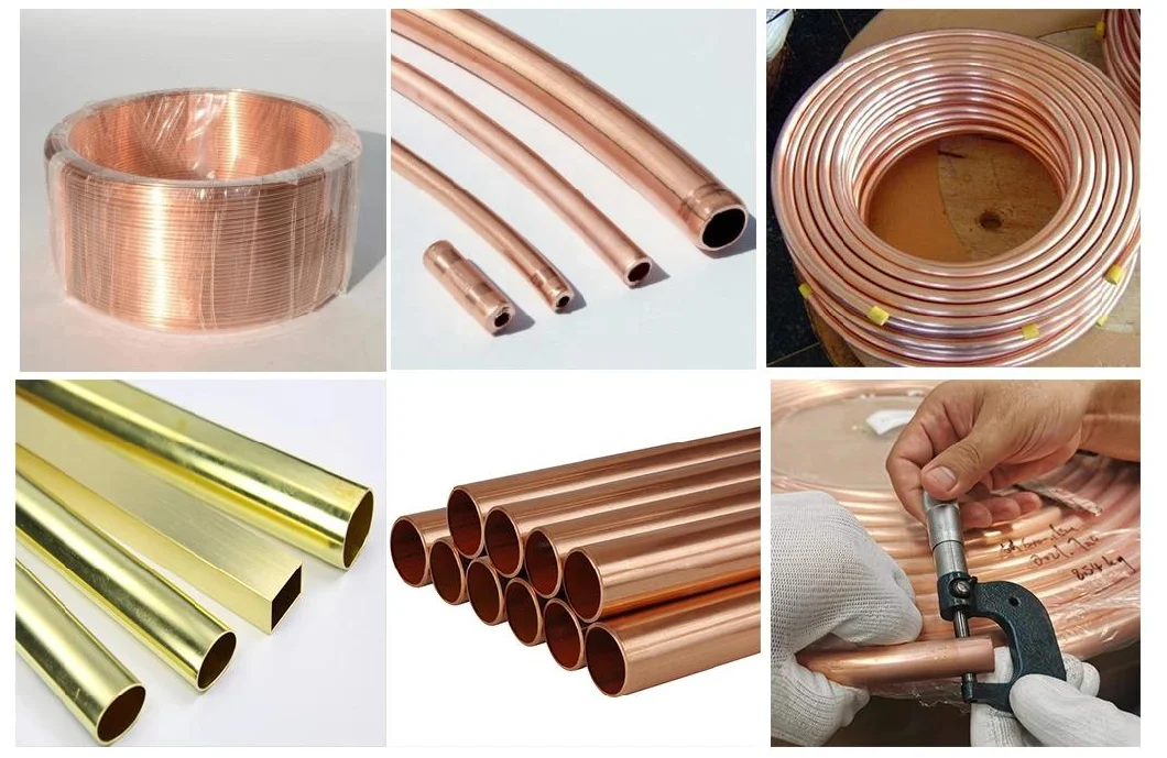 Copper Tube Pipe Cutting Processing Manufacturers Air Conditioning