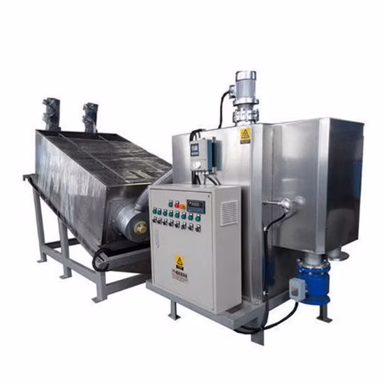Supply China Screw Press Sludge Dewatering Plant for Waste Water Treatment Plant